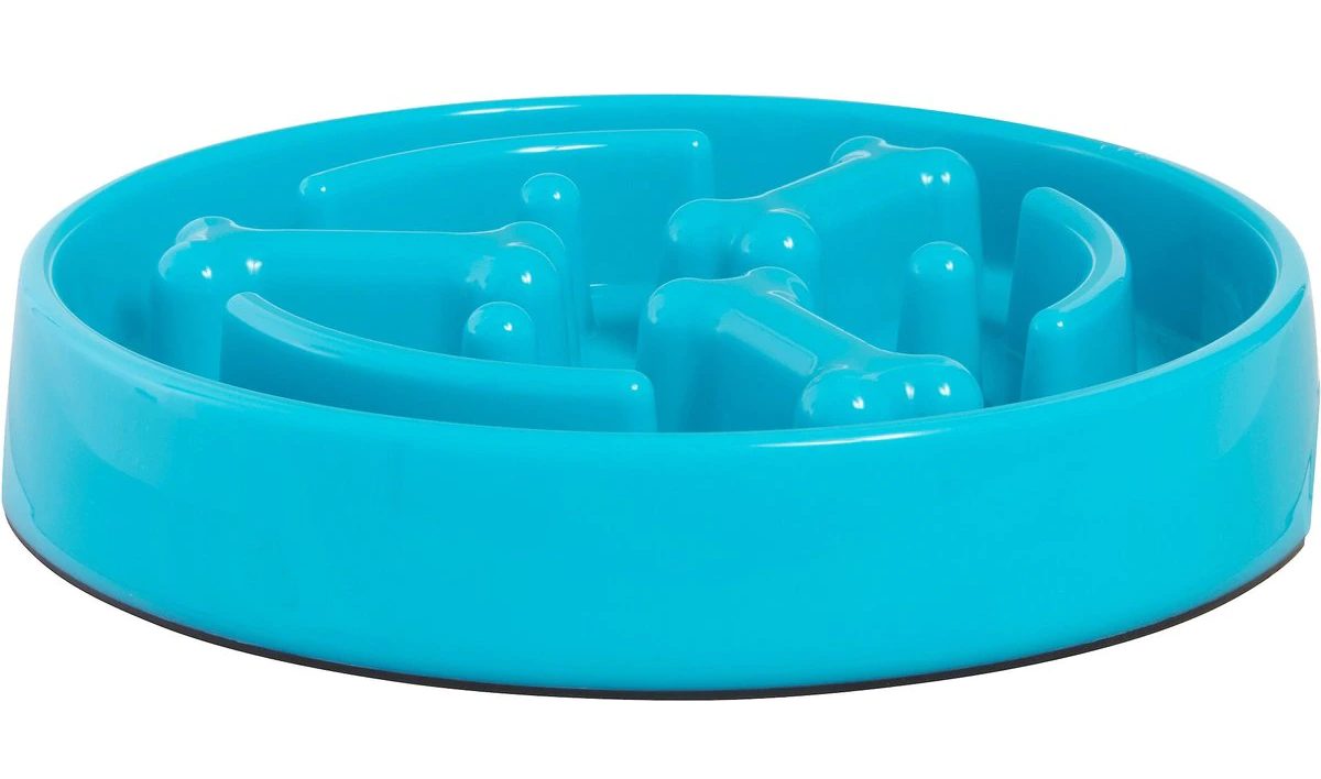 Frisco Bone Shaped Ridges Slow Feed Bowl