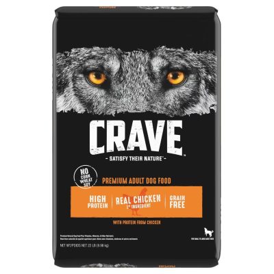 Crave High Protein Chicken Grain-Free Dry Dog Food