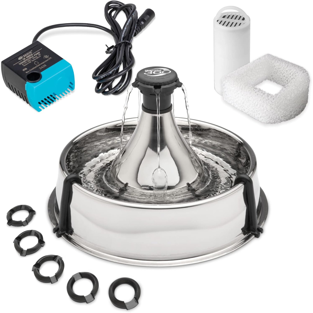PetSafe Stainless 360 Pet Fountain